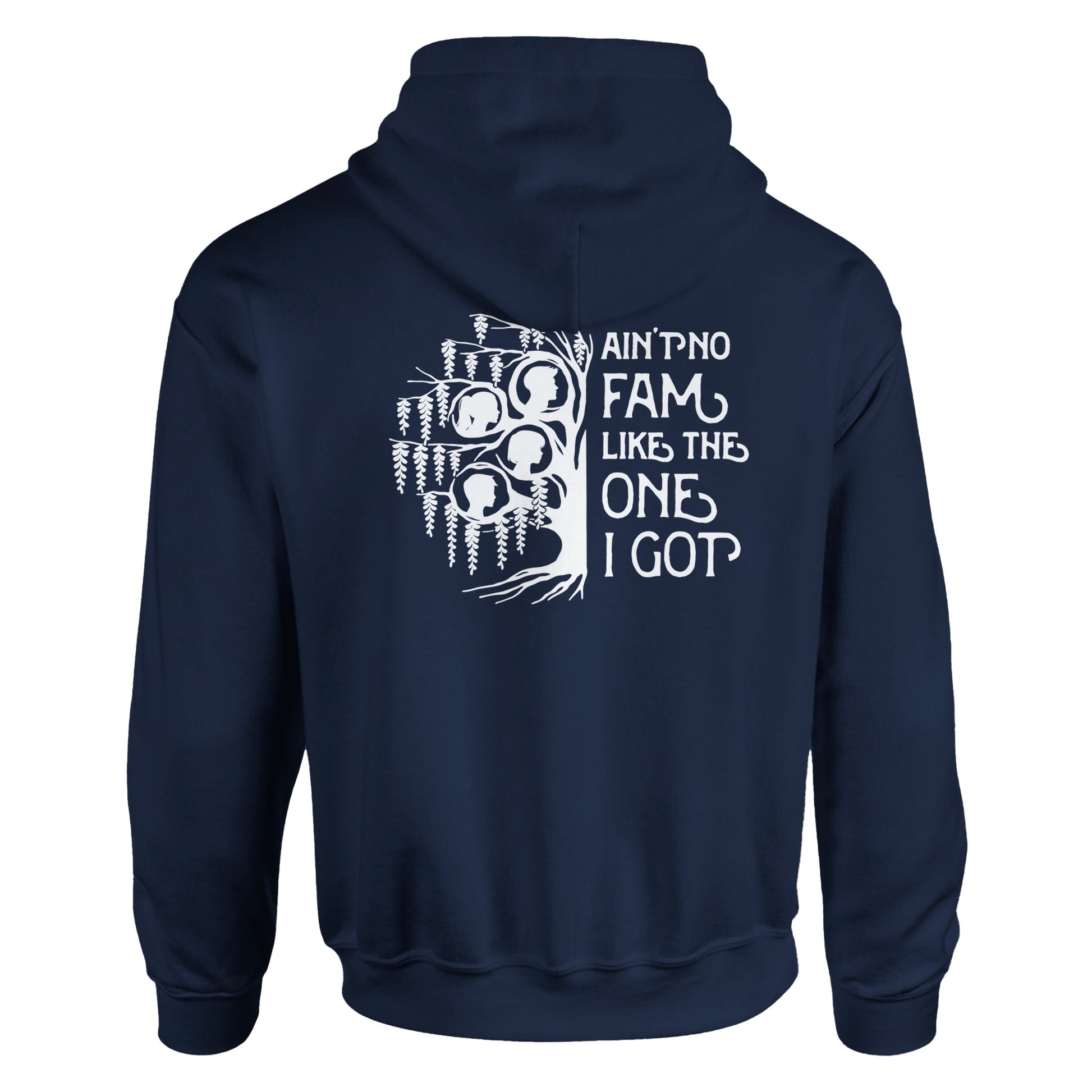 Ain't No Fam Vintage Graphic Hoodies | Kinship Crafters