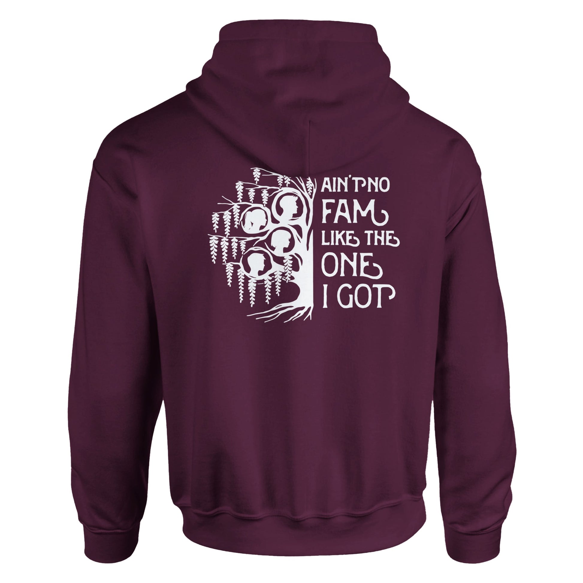 Ain't No Fam Vintage Graphic Hoodies | Kinship Crafters