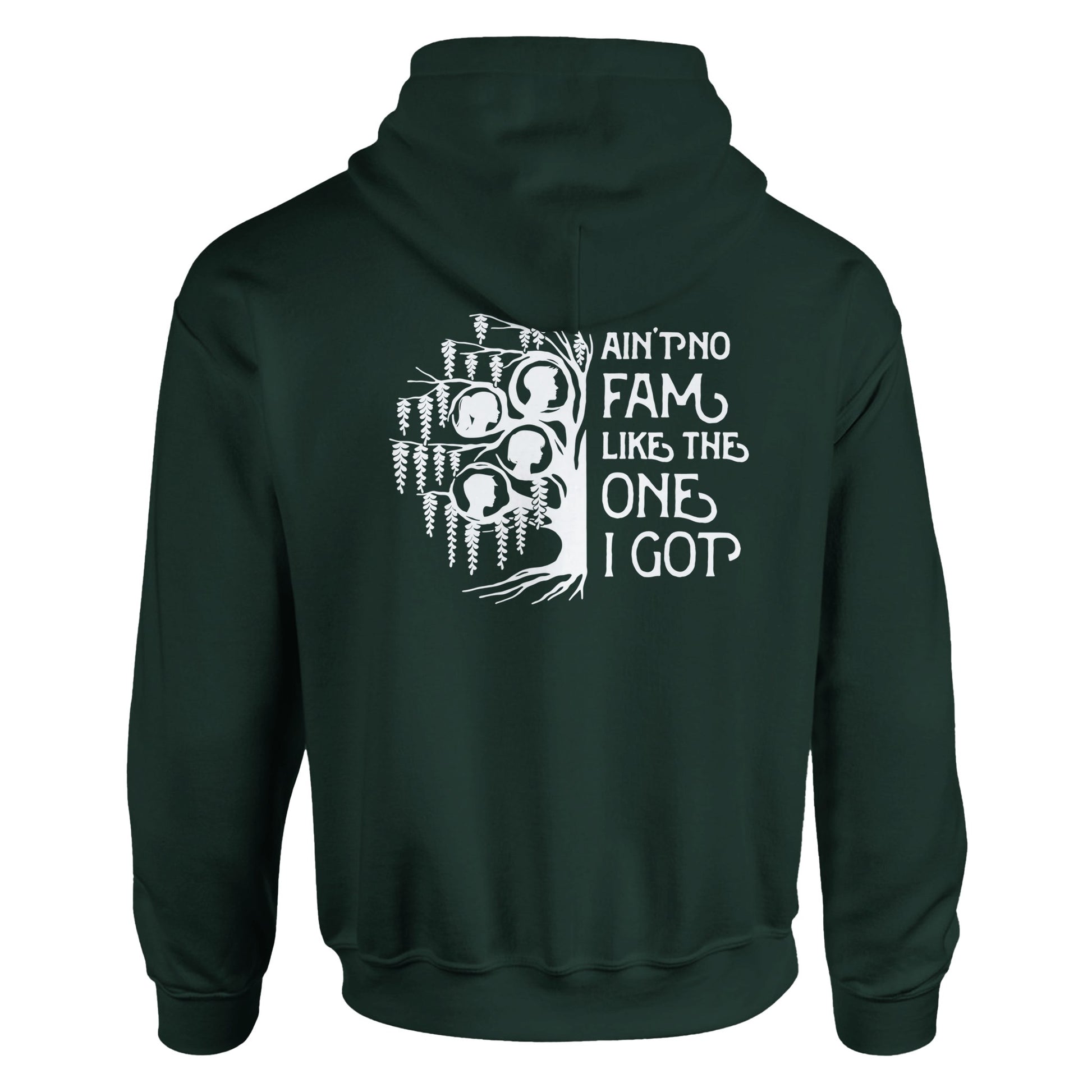 Ain't No Fam Vintage Graphic Hoodies | Kinship Crafters